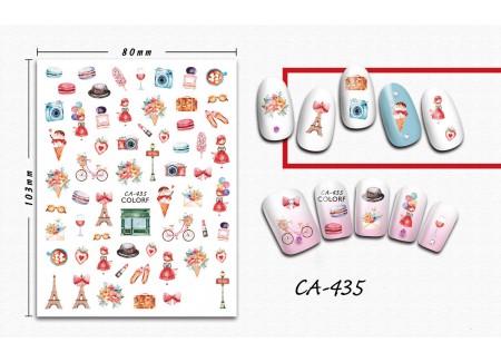 3D Nail Stickers - CA-435